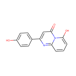 O=c1cc(-c2ccc(O)cc2)nc2cccc(O)n12 ZINC000101106600