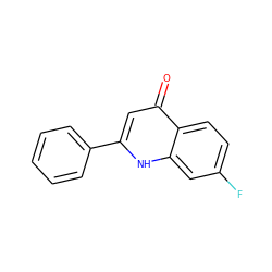 O=c1cc(-c2ccccc2)[nH]c2cc(F)ccc12 ZINC000013124370