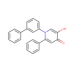 O=c1cc(-c2ccccc2)n(-c2cccc(-c3ccccc3)c2)cc1O ZINC000144991104