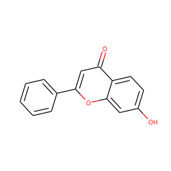 O=c1cc(-c2ccccc2)oc2cc(O)ccc12 ZINC000005934541