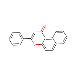 O=c1cc(-c2ccccc2)oc2ccc3ccccc3c12 ZINC000000057645