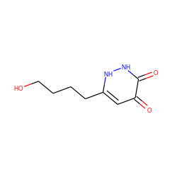 O=c1cc(CCCCO)[nH][nH]c1=O ZINC001772576316