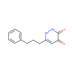 O=c1cc(CCCc2ccccc2)[nH][nH]c1=O ZINC000095592981