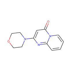 O=c1cc(N2CCOCC2)nc2ccccn12 ZINC000001702791