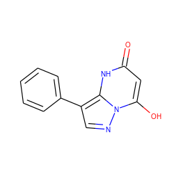 O=c1cc(O)n2ncc(-c3ccccc3)c2[nH]1 ZINC000039651354