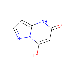 O=c1cc(O)n2nccc2[nH]1 ZINC000032227074