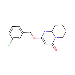 O=c1cc(OCc2cccc(Cl)c2)nc2n1CCCC2 ZINC001772580400