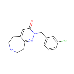 O=c1cc2c(nn1Cc1cccc(Cl)c1)CCNCC2 ZINC000045298415