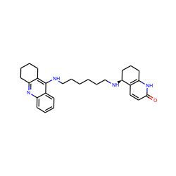 O=c1ccc2c([nH]1)CCC[C@@H]2NCCCCCCNc1c2c(nc3ccccc13)CCCC2 ZINC000026395721