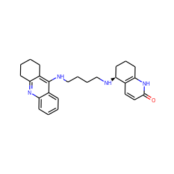 O=c1ccc2c([nH]1)CCC[C@@H]2NCCCCNc1c2c(nc3ccccc13)CCCC2 ZINC000026399901