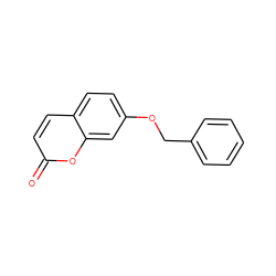 O=c1ccc2ccc(OCc3ccccc3)cc2o1 ZINC000000493069