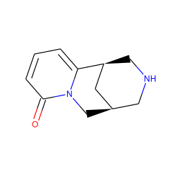 O=c1cccc2n1C[C@@H]1CNC[C@H]2C1 ZINC000001599730