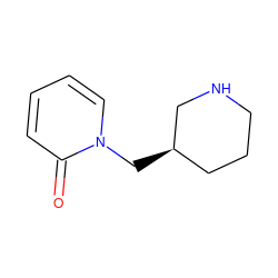 O=c1ccccn1C[C@@H]1CCCNC1 ZINC000013686283