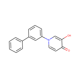 O=c1ccn(-c2cccc(-c3ccccc3)c2)cc1O ZINC000144182227