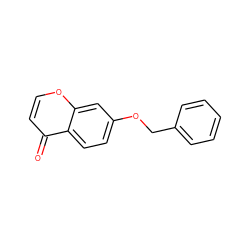 O=c1ccoc2cc(OCc3ccccc3)ccc12 ZINC000000356998