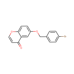 O=c1ccoc2ccc(OCc3ccc(Br)cc3)cc12 ZINC000082153094