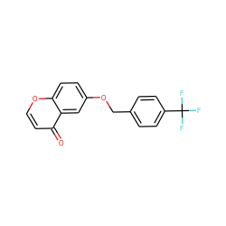 O=c1ccoc2ccc(OCc3ccc(C(F)(F)F)cc3)cc12 ZINC000073196992