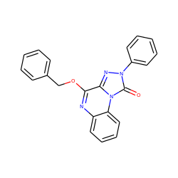 O=c1n(-c2ccccc2)nc2c(OCc3ccccc3)nc3ccccc3n12 ZINC000040939667