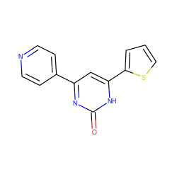 O=c1nc(-c2ccncc2)cc(-c2cccs2)[nH]1 ZINC001772600074