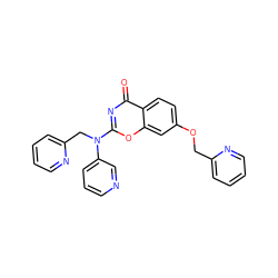 O=c1nc(N(Cc2ccccn2)c2cccnc2)oc2cc(OCc3ccccn3)ccc12 ZINC000095559343