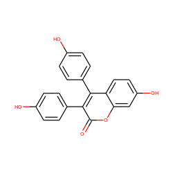 O=c1oc2cc(O)ccc2c(-c2ccc(O)cc2)c1-c1ccc(O)cc1 ZINC000096922045