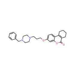 O=c1oc2cc(OCCCN3CCN(Cc4ccccc4)CC3)ccc2c2c1CCCC2 ZINC000222011728