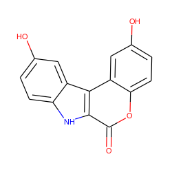 O=c1oc2ccc(O)cc2c2c1[nH]c1ccc(O)cc12 ZINC000073198995