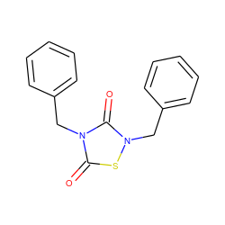 O=c1sn(Cc2ccccc2)c(=O)n1Cc1ccccc1 ZINC000013472766