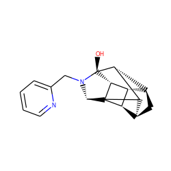 O[C@@]12[C@@H]3[C@H]4C[C@@H]5[C@@H]3[C@H]([C@@H]3[C@H]5[C@@H]4[C@H]31)N2Cc1ccccn1 ZINC000254133751