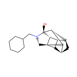 O[C@@]12[C@@H]3[C@H]4C[C@H]5[C@@H]6[C@@H]4[C@@H]1[C@@H]6[C@@H]([C@H]53)N2CC1CCCCC1 ZINC000254133015