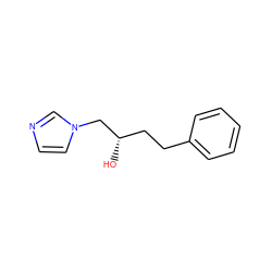 O[C@@H](CCc1ccccc1)Cn1ccnc1 ZINC000028648013