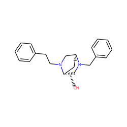 O[C@@H]1CC[C@H]2CN(CCc3ccccc3)[C@H]1CN2Cc1ccccc1 ZINC000101125604