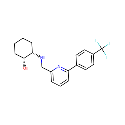 O[C@@H]1CCCC[C@@H]1NCc1cccc(-c2ccc(C(F)(F)F)cc2)n1 ZINC000204410265