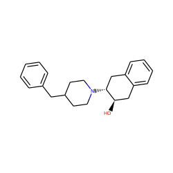 O[C@@H]1Cc2ccccc2C[C@H]1N1CCC(Cc2ccccc2)CC1 ZINC000473107464