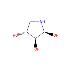 O[C@@H]1NC[C@@H](O)[C@@H]1O ZINC000028819148