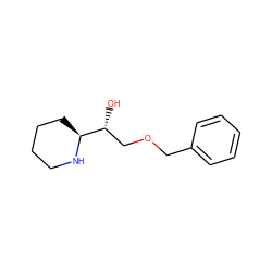 O[C@H](COCc1ccccc1)[C@@H]1CCCCN1 ZINC000026253172