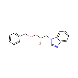 O[C@H](COCc1ccccc1)Cn1cnc2ccccc21 ZINC000000349509