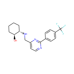 O[C@H]1CCCC[C@@H]1NCc1ccnc(-c2ccc(C(F)(F)F)cc2)n1 ZINC000204407118