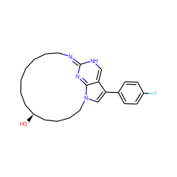 O[C@H]1CCCCCCCN=C2N=c3c(c(-c4ccc(F)cc4)cn3CCCC1)=CN2 ZINC001772599055