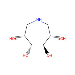 O[C@H]1CNC[C@@H](O)[C@@H](O)[C@@H]1O ZINC000026575786