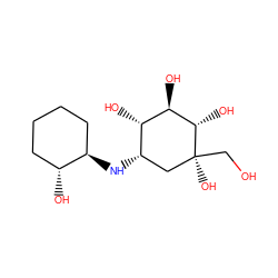 OC[C@@]1(O)C[C@H](N[C@@H]2CCCC[C@H]2O)[C@H](O)[C@@H](O)[C@@H]1O ZINC000299818427