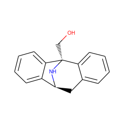 OC[C@@]12N[C@@H](Cc3ccccc31)c1ccccc12 ZINC000026012468