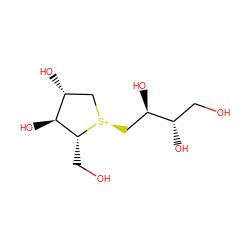 OC[C@H](O)[C@H](O)C[S@+]1C[C@@H](O)[C@H](O)[C@H]1CO ZINC000028875097