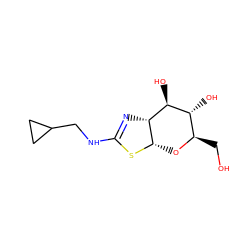 OC[C@H]1O[C@@H]2SC(NCC3CC3)=N[C@@H]2[C@@H](O)[C@@H]1O ZINC000169711299