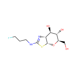 OC[C@H]1O[C@@H]2SC(NCCCF)=N[C@@H]2[C@@H](O)[C@@H]1O ZINC000150318089