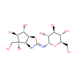 OC[C@H]1O[C@H](/N=C2/N[C@@H]3[C@H](O2)[C@@H](O)[C@H](O)[C@]3(O)CO)[C@H](O)[C@@H](O)[C@@H]1O ZINC000033902717