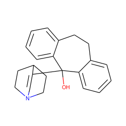 OC1(C2=CN3CCC2CC3)c2ccccc2CCc2ccccc21 ZINC000100850649