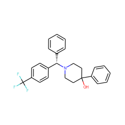 OC1(c2ccccc2)CCN([C@@H](c2ccccc2)c2ccc(C(F)(F)F)cc2)CC1 ZINC000028708190