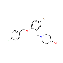 OC1CCN(Cc2cc(Br)ccc2OCc2ccc(Cl)cc2)CC1 ZINC000028822090