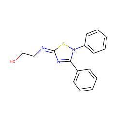 OCC/N=c1\nc(-c2ccccc2)n(-c2ccccc2)s1 ZINC000101506369